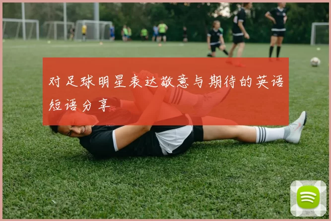 对足球明星表达敬意与期待的英语短语分享