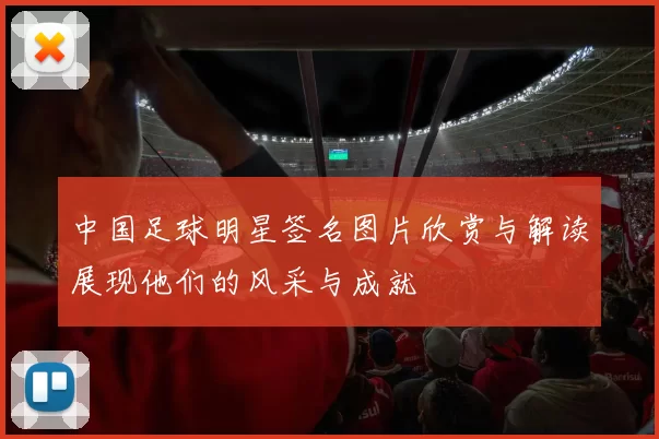中国足球明星签名图片欣赏与解读展现他们的风采与成就